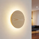 Round Backlit LED Wall Light Natural Wood Tri-CCT 875lm 8W Dimmable 20cm Round Backlit LED Wall Light Natural Wood Tri-CCT 875lm 8W Dimmable 20cm